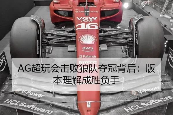 AG超玩会击败狼队夺冠背后：版本理解成胜负手